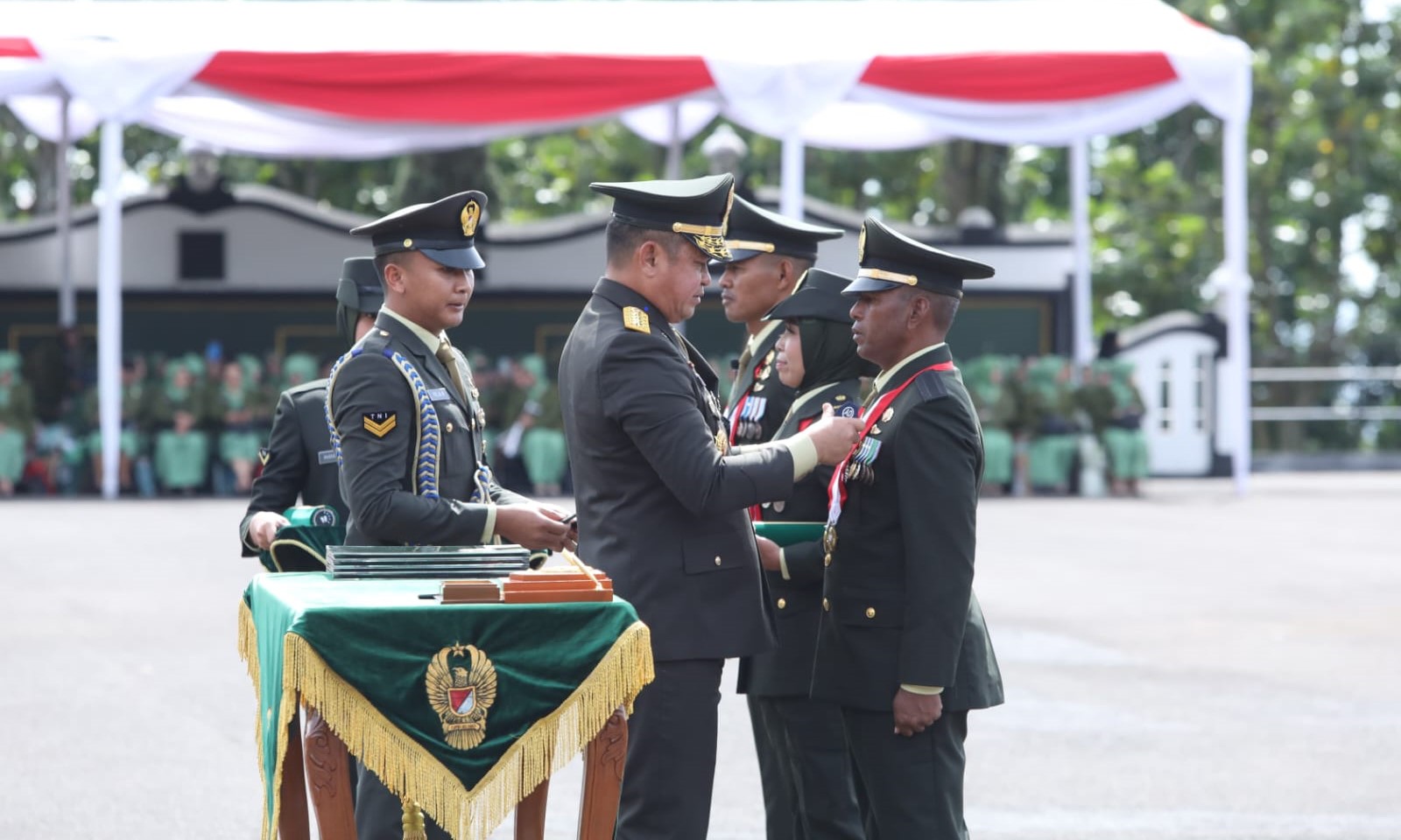 Kasad Jenderal TNI Maruli Simanjuntak, M.Sc., menegaskan bahwa seorang perwira harus memiliki profesionalisme, kreativitas, inovasi positif, serta wawasan visioner