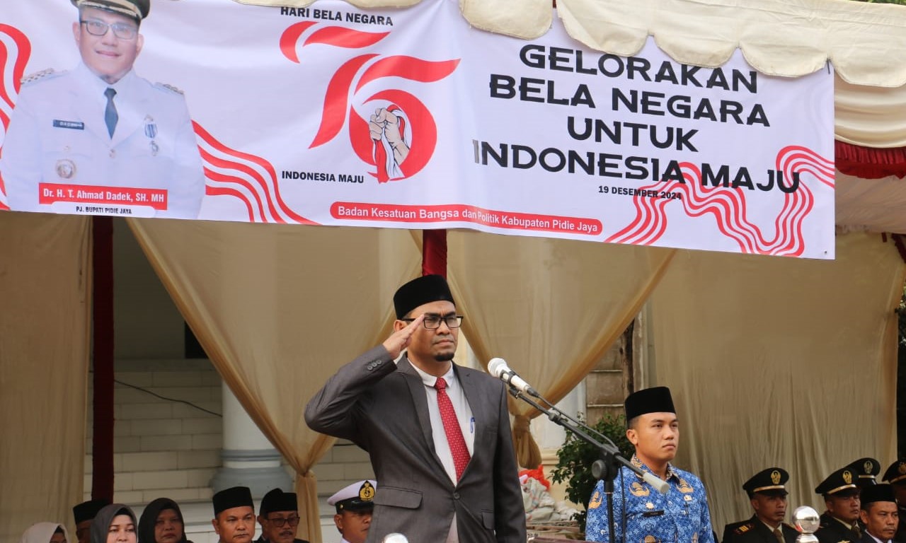 Peringatan Hari Bela Negara ke-76 Tahun 2024 bertema "Gelorakan Bela Negara Untuk Indonesia Maju"