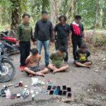 personel Kodam I/Bukit Barisan melalui unit Intelijen Kodim 0314/Inhil berhasil menangkap pelaku pengedar narkoba jenis sabu-sabu