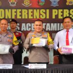 Satresnarkoba Polres Aceh Tamiang Polda Aceh berhasil mengungkap kasus narkotika jenis kokain seberat dua kilogram senilai empat milyar rupiah