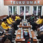 Danrem 012/Teuku Umar, Kolonel Inf Benny Rahadian S.E., M.Han menerima kunjungan silaturahmi Rektor UTU, Prof. Dr. Drs. Ishak Hasan, M.Si