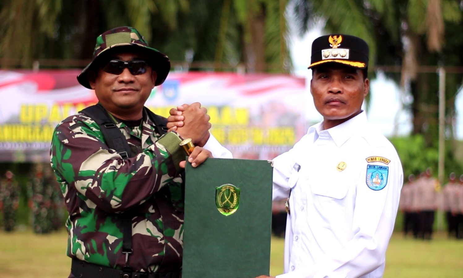 Upacara pembukaan TMMD Reguler Ke-123 tahun 2025 Kodim 0104/Aceh resmi dibuka Pj. Wali Kota Langsa, Dr. Syaridin S.Pd M.Pd