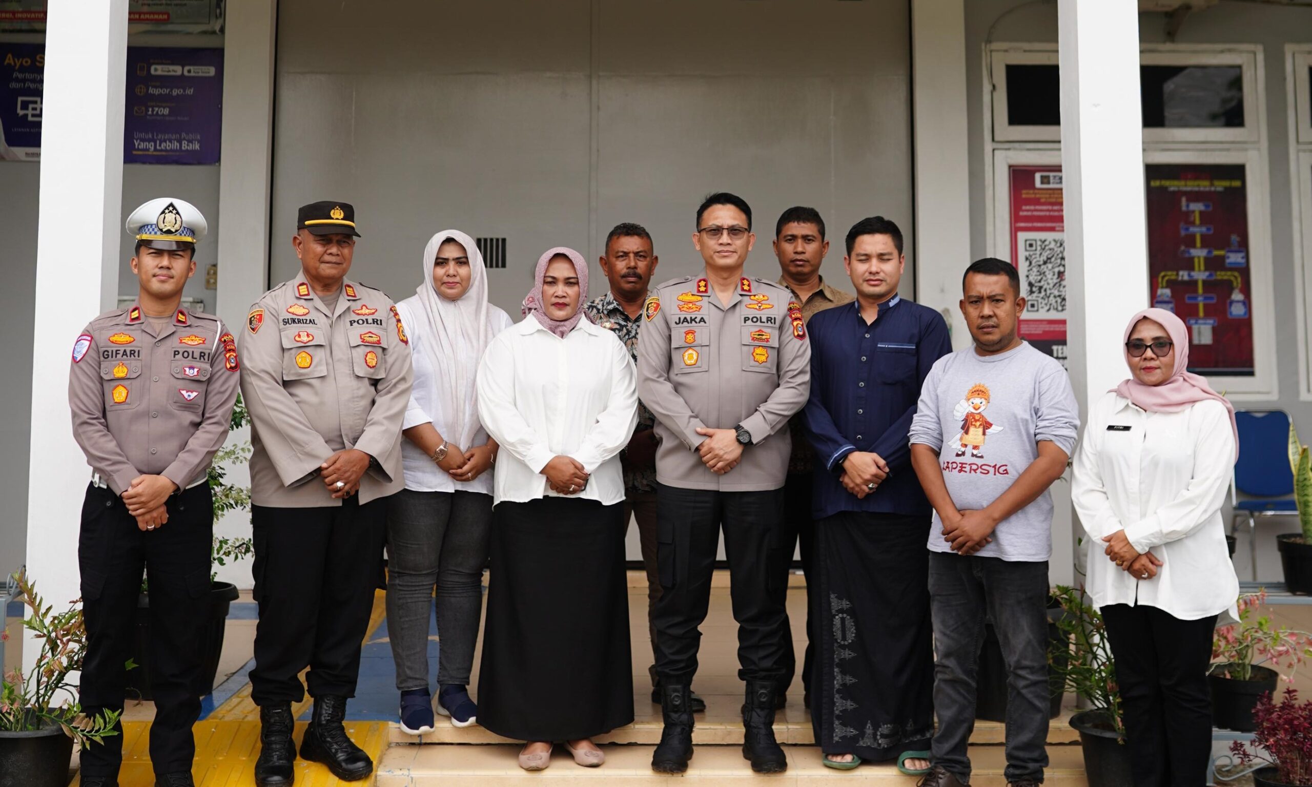 Kapolres Pidie AKBP Jaka Mulyana, SIK, MIK melaksnakan kunjungan ke Lapas Perempuan Kelas II B Sigli yang berada di Gampong Tibang Pidie