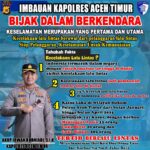 Angka kecelakaan lalu lintas di wilayah hukum Polres Aceh Timur tinggi menjadi perhatian serius dari Kapolres AKBP Irwan Kurniadi