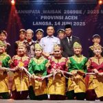 Walikota Langsa Jeffry Sentana S Putra, SE Menghadiri Acara SANNIPATA WAISAK 2569 BE/2025 Se- Aceh di Lapangan Basket Rebon
