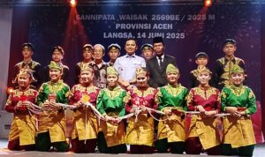 Walikota Langsa Jeffry Sentana S Putra, SE Menghadiri Acara SANNIPATA WAISAK 2569 BE/2025 Se- Aceh di Lapangan Basket Rebon