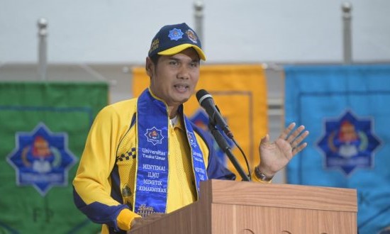 Plt. Sekda Aceh, Muhammad Nasir, membuka Pekan Olahraga Mahasiswa Daerah Aceh ke-XIX yang diselenggarakan di Universitas Teuku Umar Meulaboh