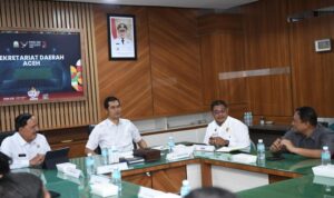 Pemerintah Aceh menerima kunjungan Deputi Bidang Kemenko Kumham Imipas dalam rangka koordinasi peresmian Memorial Living Park Rumoh Geudong