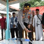 Kepolisian Resor (Polres) Aceh Timur, Polda Aceh menyalurkan kebaikan melalui aksi nyata dengan membangun sumur bor di Dayah Al Ikhlas