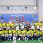 Kapolda Aceh Irjen Pol. Dr. Achmad Kartiko secara resmi membuka Kejuaraan Badminton Kapolda Aceh Cup 2025 di Gedung Olahraga (GOR) KONI Aceh