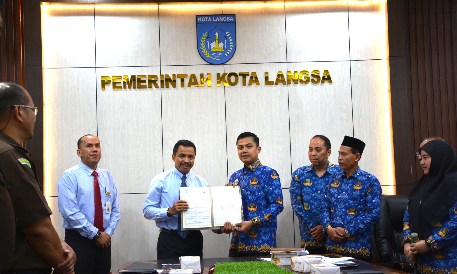 Pemerintah Kota (Pemko) Langsa melaksanakan MoU dengan Kejaksaan Negeri (Kejari) Langsa Bidang Perdata dan Tata Usaha Negara