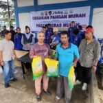 Direktorat Polisi Perairan dan Udara (Ditpolairud) Polda Aceh menyalurkan sebanyak 1,2 ton beras murah kepada masyarakat
