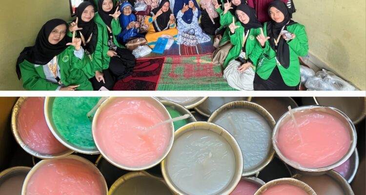 Mahasiswa KKN Kelompok 42 dari IAIN Langsa mensosialisasikan Inovasi Ramah Lingkungan, Pemanfaatan Minyak Jelantah Menjadi Lilin Aromaterapi